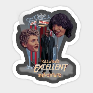 Bill and Ted Excellent Dudes Sticker